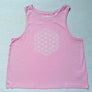 Camiseta FLOR DE LA VIDA · Rosa claro