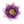 Portavelas flor de loto lila/oro